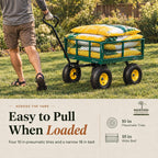 backyard expressions garden cart and utility wagon, 400, side view