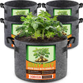 jorvila 5-pack 5 gallon grow bags, main product view