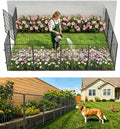 3-layer no dig metal dog fence for yard, main product view