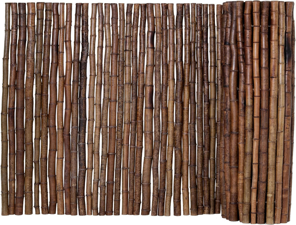 forever bamboo caramel brown bamboo fencing decorative rolled, main product view