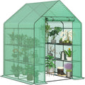 lemy walk-in greenhouse for outdoors,2-tier 8 shelves heavy-duty, main product view