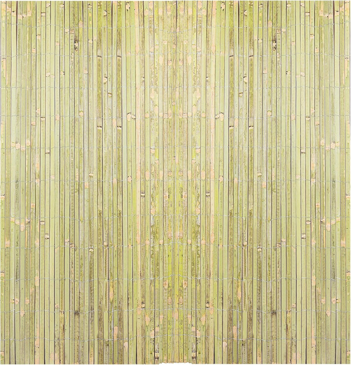 bamboo slat fence 4ft x 13ft, natural bamboo, main product view
