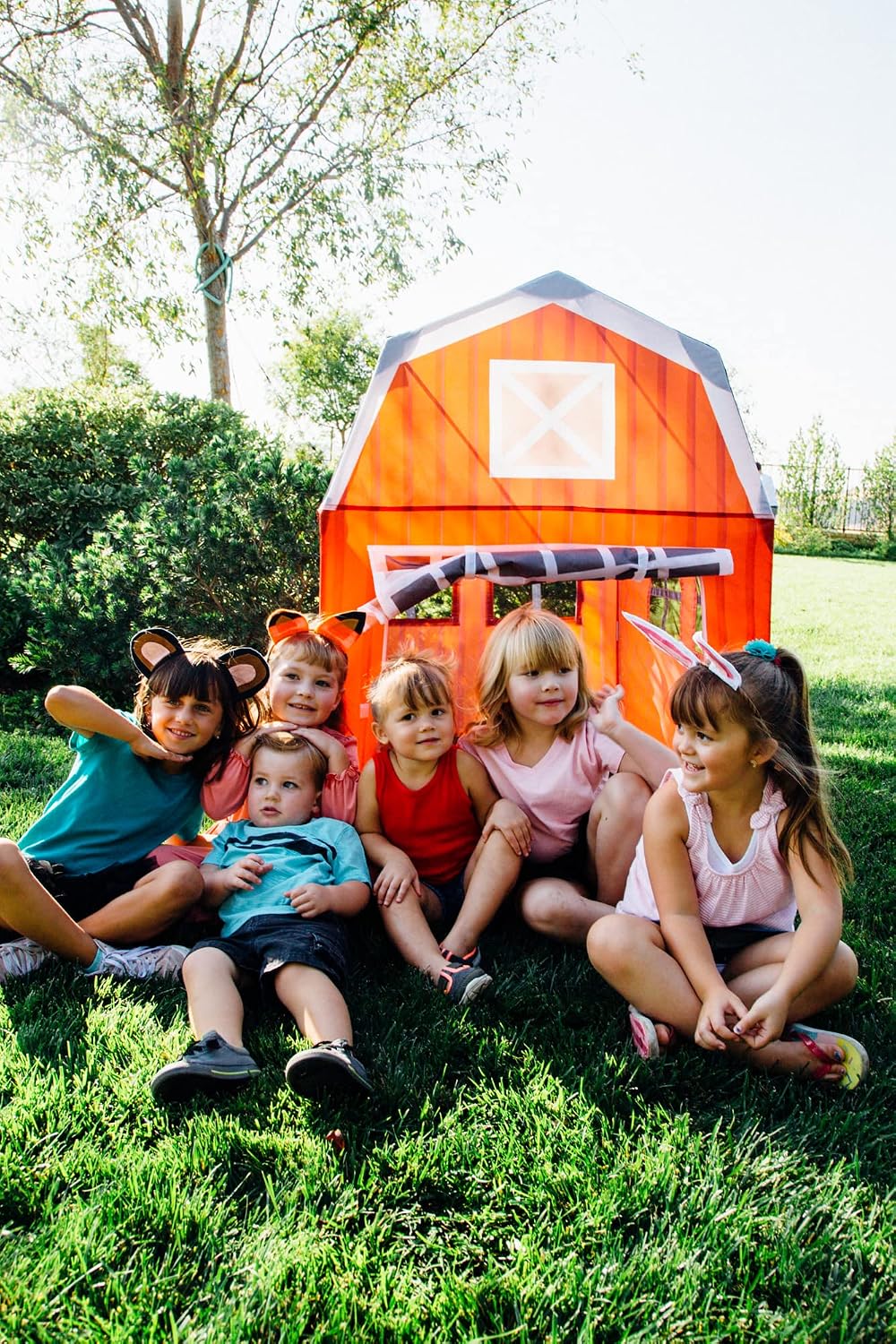 pacific play tents 60810 barnyard playhouse tent, 48", view 19