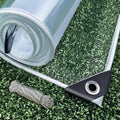 dulepax clear tarp heavy duty with grommets 4x10, main product view