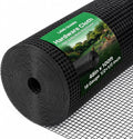 Land guard 48 inch×100 ft Black Vinyl Coated Hardware Cloth, 19 Gauge 1/2 inch Black PVC Hardware Cloth, Welded Wire Fence Supports Poultry Netting Cage Fence…………
