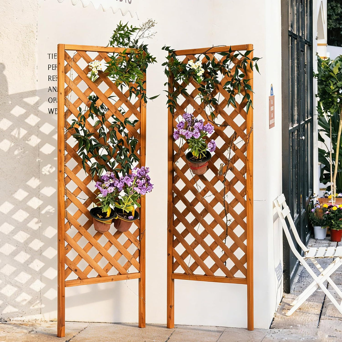 wood garden decor trellis for climbing plants outdoor, main product view