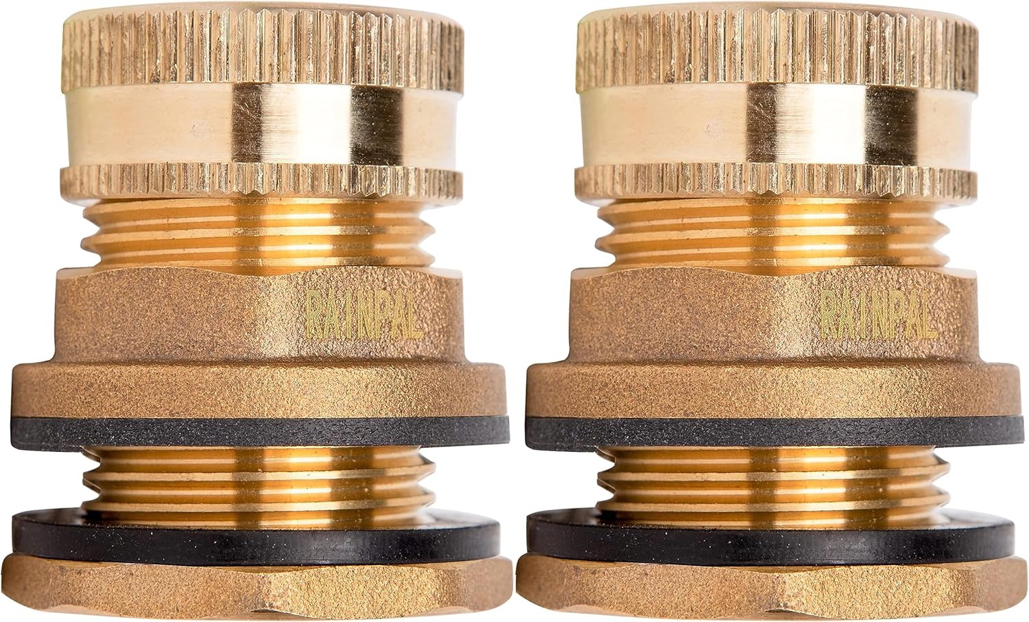 Brass Rain Barrel/Bucket Drain Port Kit (RBD020-2Pack)