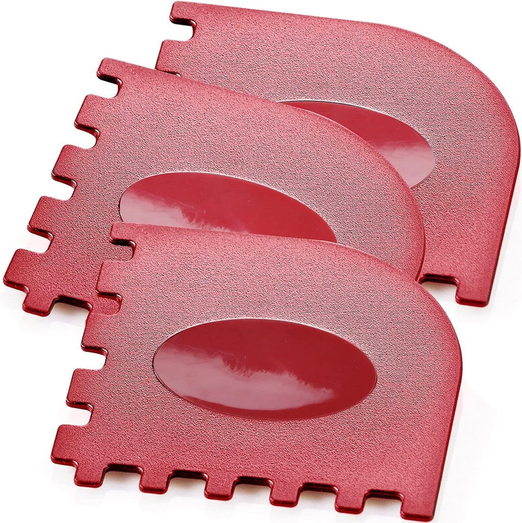3 Set Plastic Grill Pan Scraper Tool for Griddle Cleaner and Cast Iron Accessories - Kitchen Cleaning Tool Kit