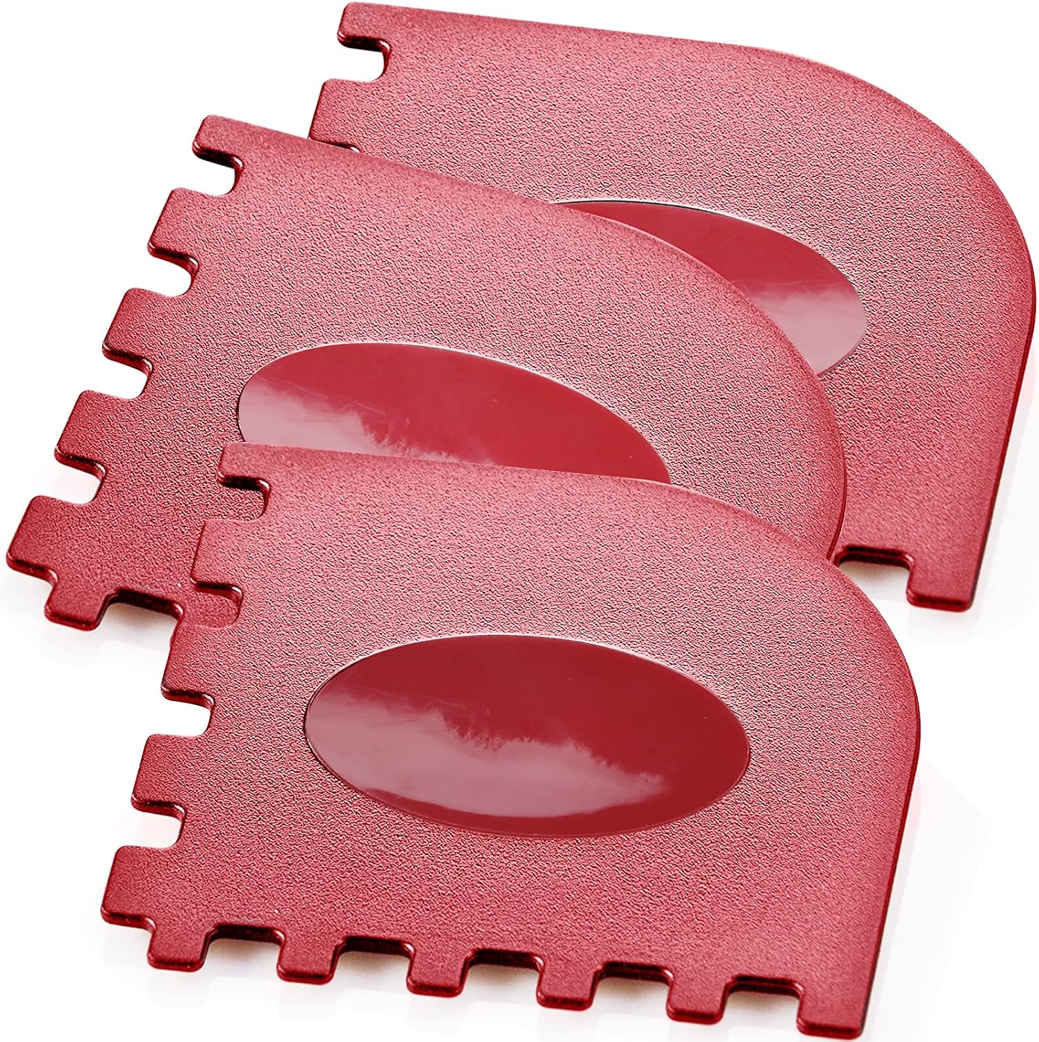3 Set Plastic Grill Pan Scraper Tool for Griddle Cleaner and Cast Iron Accessories - Kitchen Cleaning Tool Kit