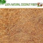 2 Pcs Garden Coconut Planter Liner - Preformed Window Box Natural Trough Coco Coir Mats (36 Inch)