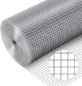 Hardware Cloth 1/2'' 48'' X 100' 19 Ga Chicken Wire Mesh Fence Double Layer | Welded Metal Wire Fence Mesh Roll for Gardens Plants Poultry Animals Cage Chicken Coop Accessories