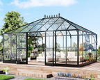 howe 16x12x9.5 ft pavilion styled greenhouse with clear, main product view