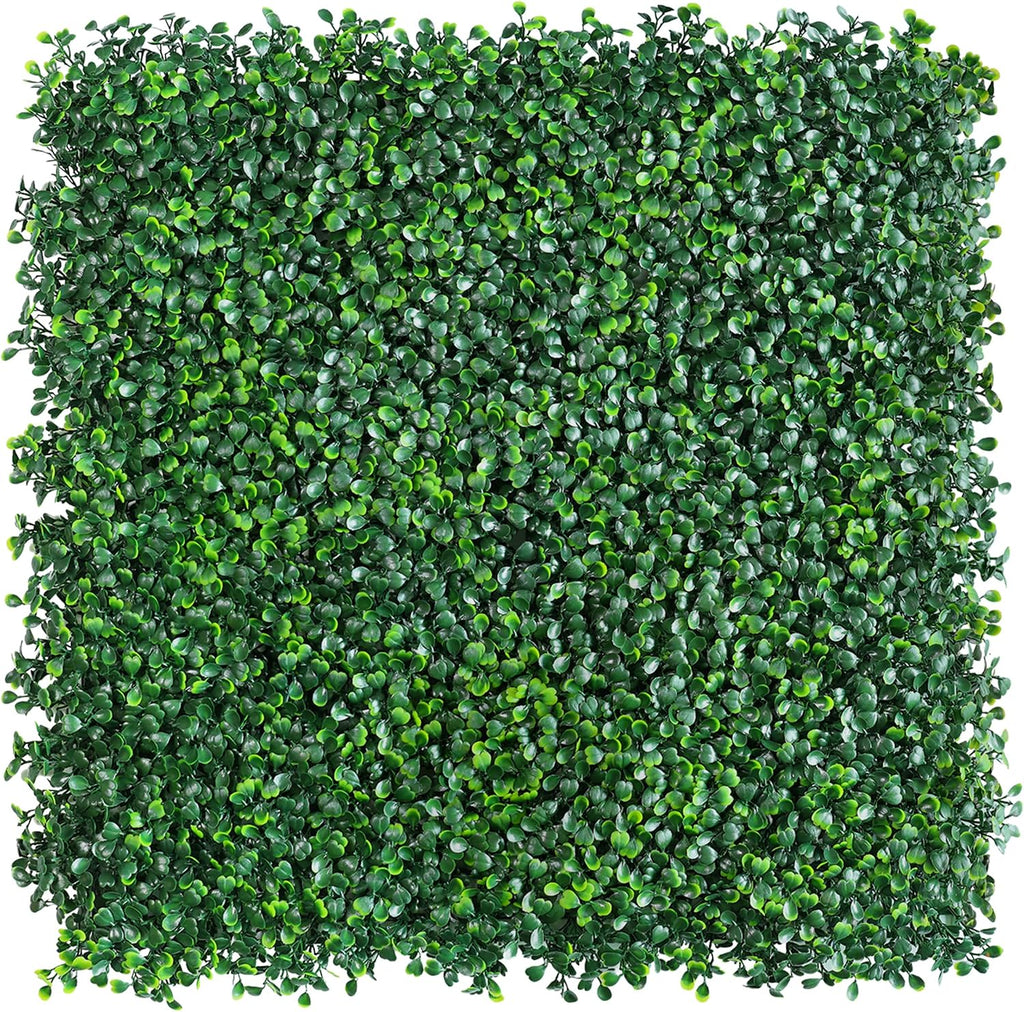tttm uv-resistant artificial boxwood hedge vine panels: 20"x20", main product view