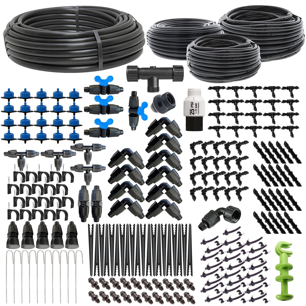 drip depot drip irrigation kit for raised bed, close-up detail