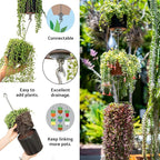 Two Pack, All-New Pot Hanging Kits + Accessories, Indoor/Outdoor, Build Vertical Gardens, Hang Individual Planters