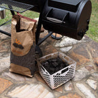 Oklahoma Joe's 5279338P04 Stainless Steel Offset Smoker Charcoal Firebox Basket, Silver
