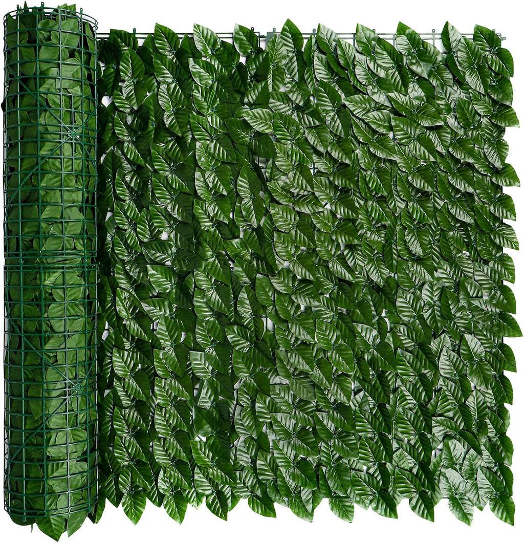 icover artificial ivy privacy screen for fence, 39x118in, main product view