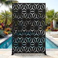 71" h freestanding metal privacy fences for outside, main product view