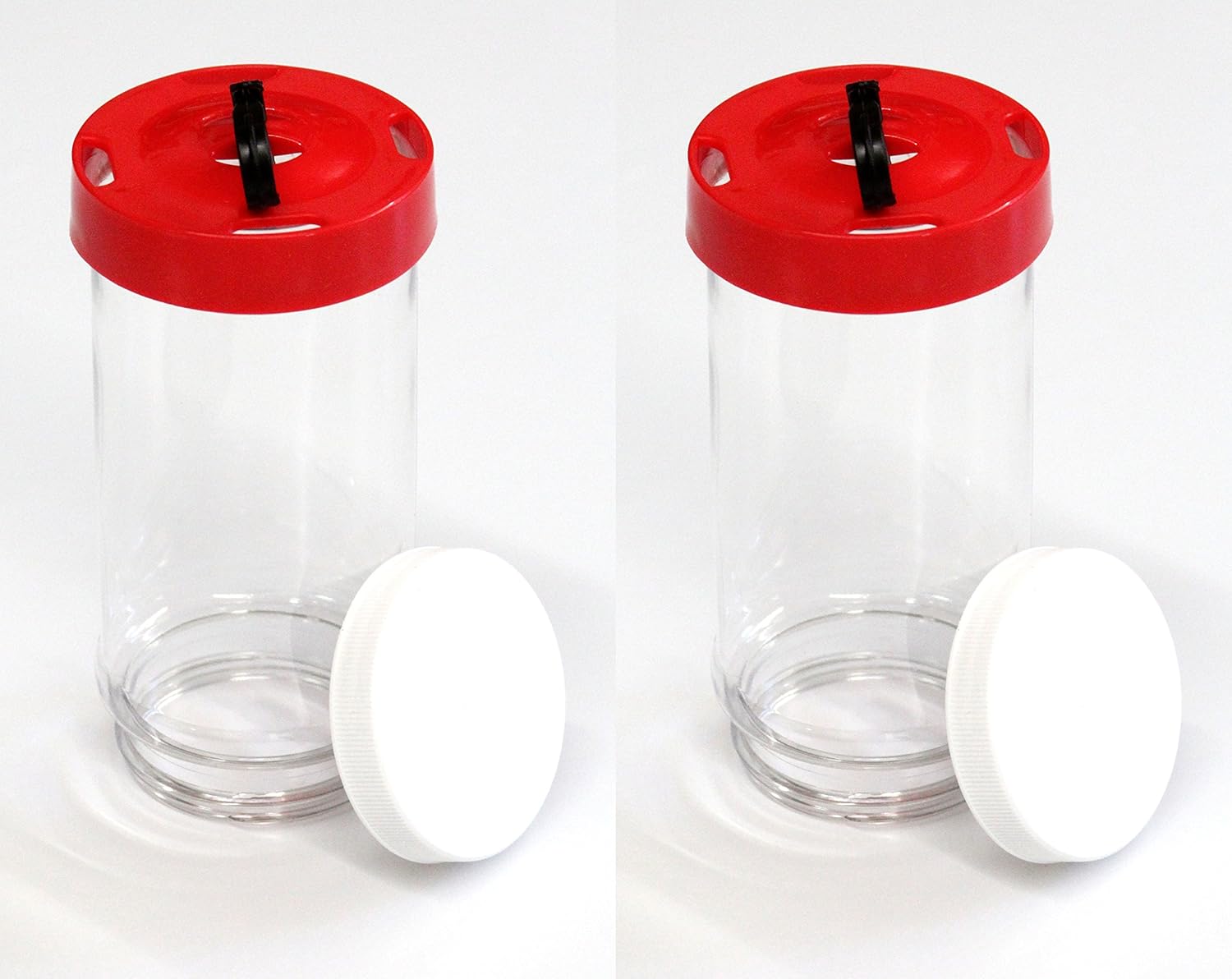 Replacement First Nature 16oz Plastic Bottle/Jar for Hummingbird Feeder #3051 (2) | Firsty Nature #3051 Compatible