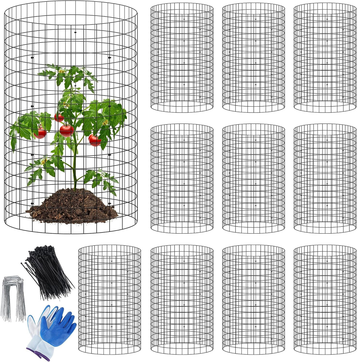 winemana 12 set garden plant protector cage,36 pcs, main product view