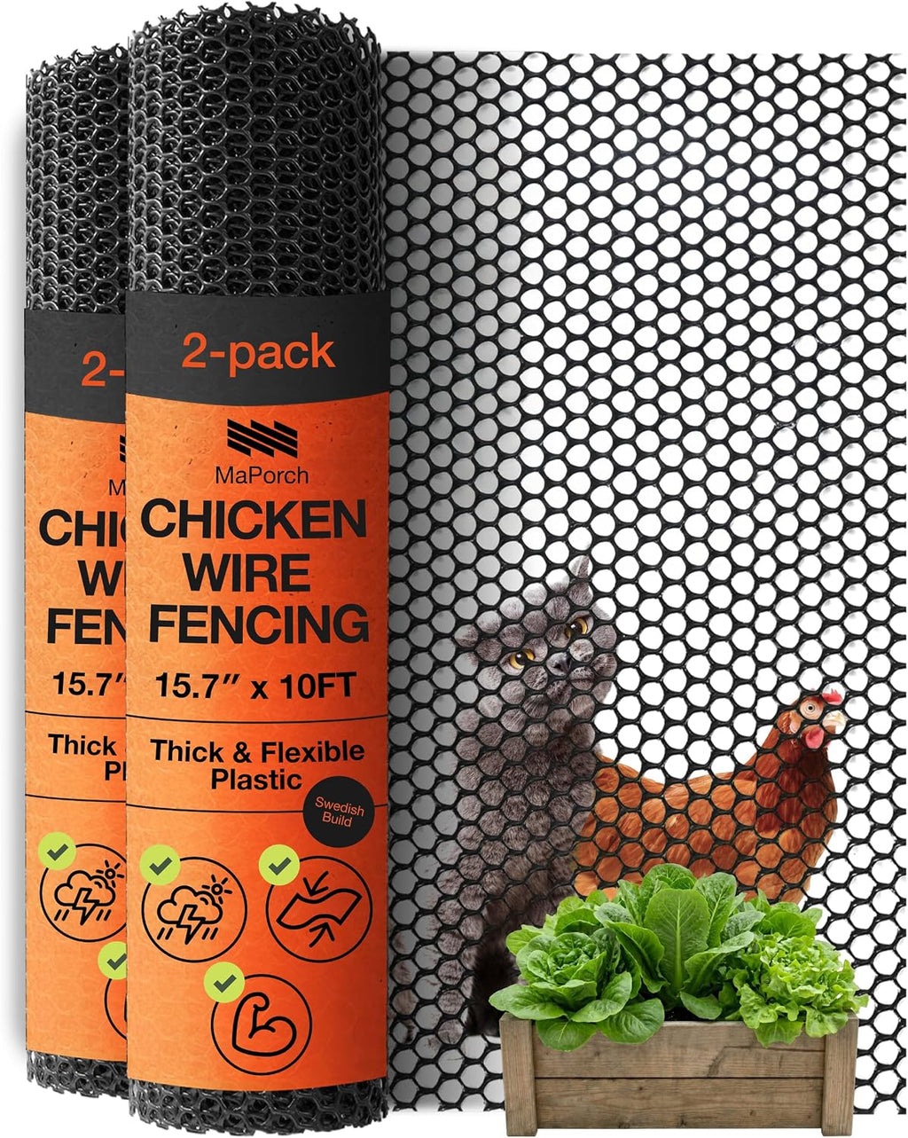 maporch plastic chicken wire fencing, under bed blocker, main product view