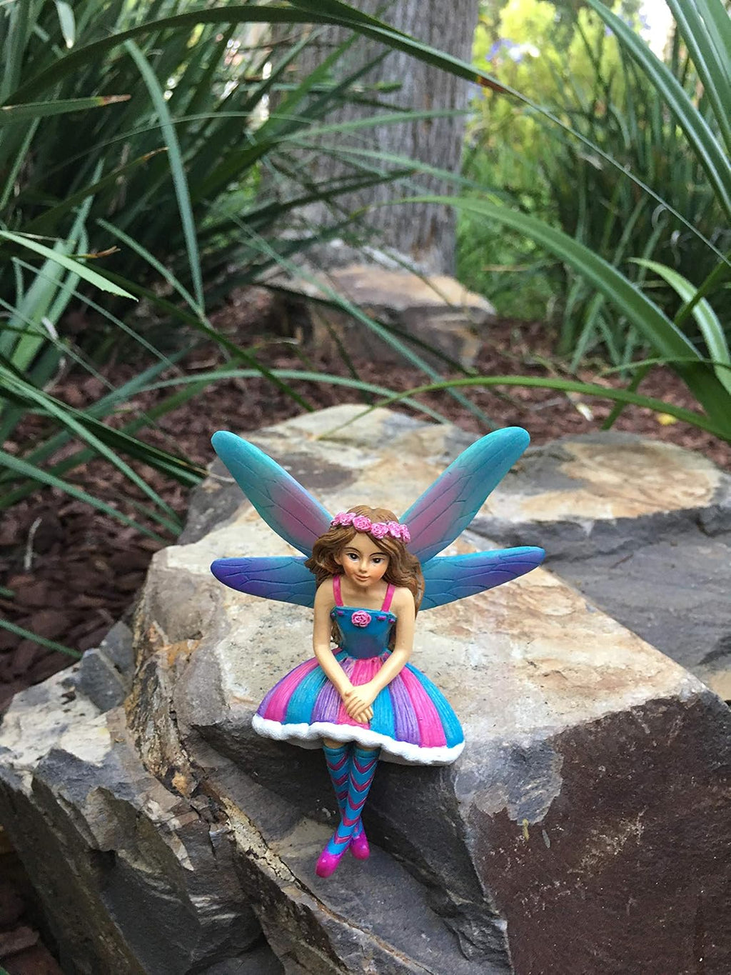 GlitZGlam Emilie The Miniature Fairy of Azar for Your Fairy Garden/Miniature Garden