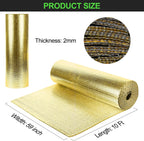 reflective insulation roll 59inch x 10ft double bubble, close-up detail