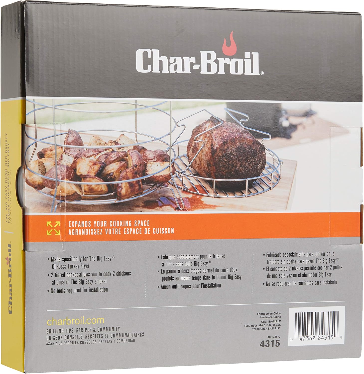Charbroil The Big Easy Bunk Bed Basket - 6584315P06