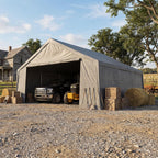 tooluck carport 20x20 heavy duty 2 car carport, main product view