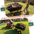 sekey garden dump cart, 1000 lb capacity, quick-release, package contents