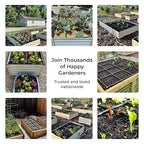 Garden Grid Watering System | Raised Garden Bed Drip Irrigation System – But Better | Pre-Assembled, Waters Every Plant Evenly, 2-Minute Setup | Square Foot Gardening Grid | US-Made (Cornerless, 4x8)