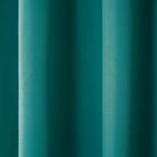 TOWN & COUNTRY BASICS Cabana Solid Heavyweight Indoor Outdoor Curtains, Light Filtering Opacity with Grommet Top, Water Repellent, 2-Pack Set, 54"x84", Dark Teal