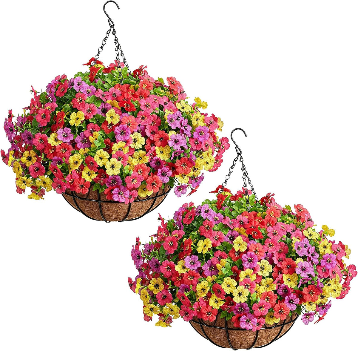 innogear artificial hanging flowers for outdoors fake plants, main product view