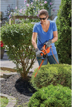 BLACK+DECKER Electric Hedge Trimmer, 16-Inch 3.0 Amp Compact Corded Power Hedge Trimmer (BEHT100)