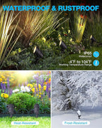 SUNVIE 6W Low Voltage Landscape Lights LED Low Voltage Lighting Warm White Landscaping Lights Waterproof Landscape Spotlights with Connectors Spot Lights Outdoor for Garden Tree Wall Yard, 12 Pack