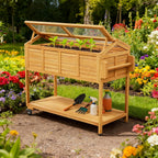 raised garden bed elevated planter box w/legs cover, main product view