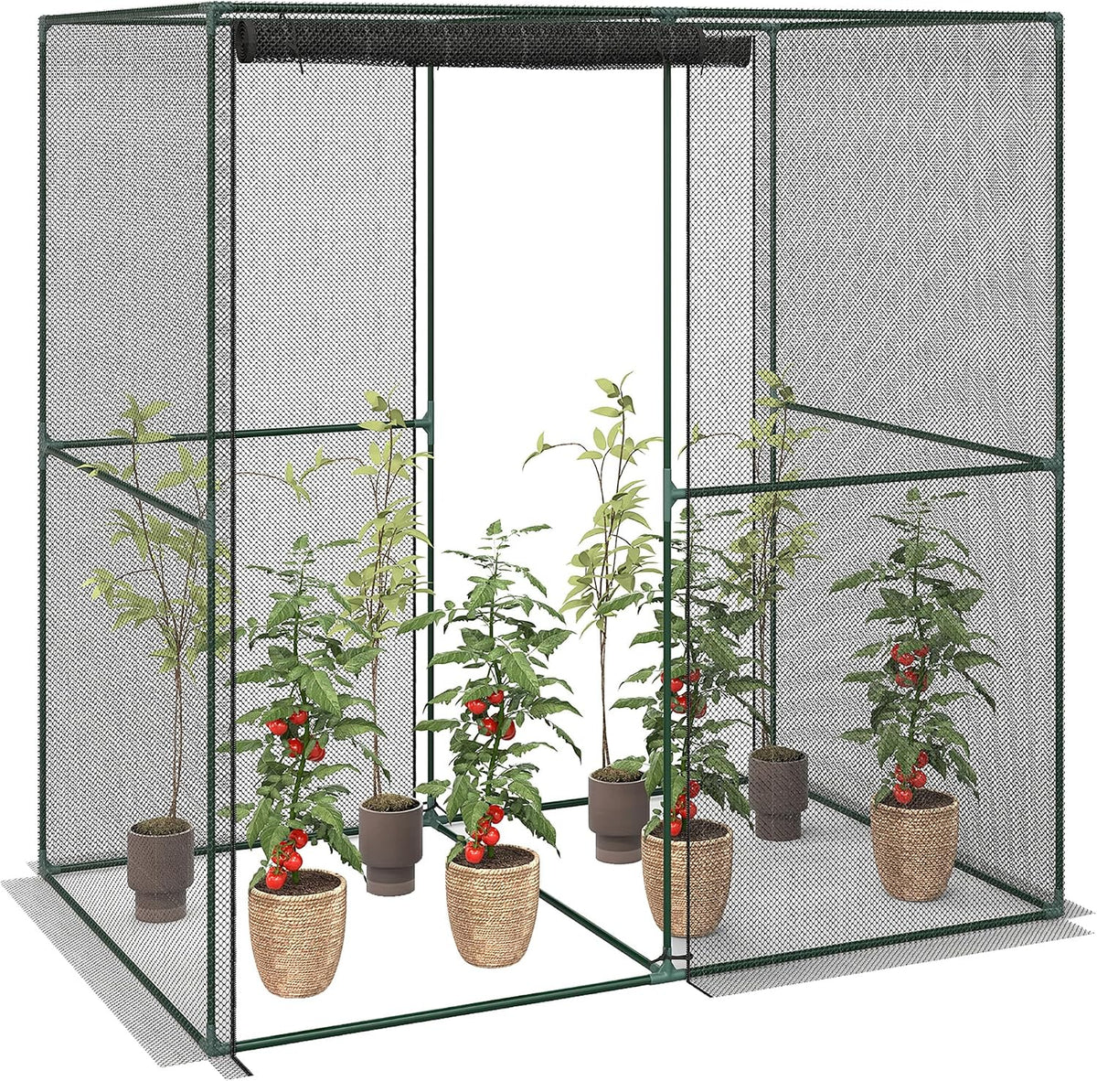 outsunny 6' x 4' x 6' crop cage, main product view