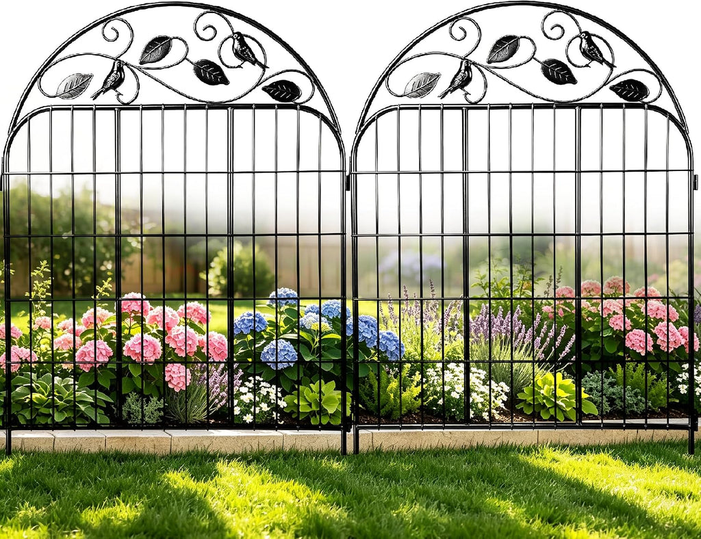 decorative garden fence, 32in h x 12ft l, main product view