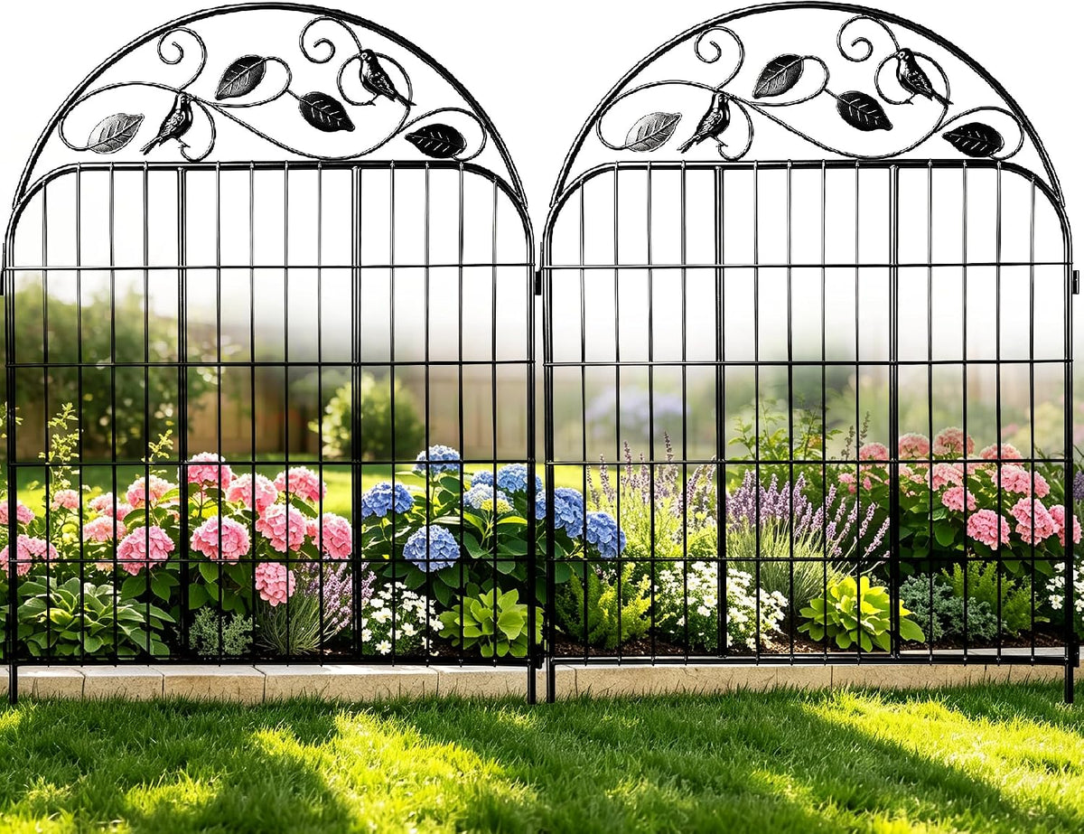 decorative garden fence, 32in h x 12ft l, main product view