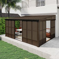 domi 12x16ft sunroom, wall mounted sunroom kit with, main product view