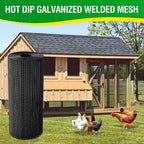 Vinyl Black Hardware Cloth 1/2 inch 48 x 100 ft 19 Ga Chicken Wire | Chicken Wire Mesh, Chicken Wire Fencing, Gopher Guard & Custom DIY Projects