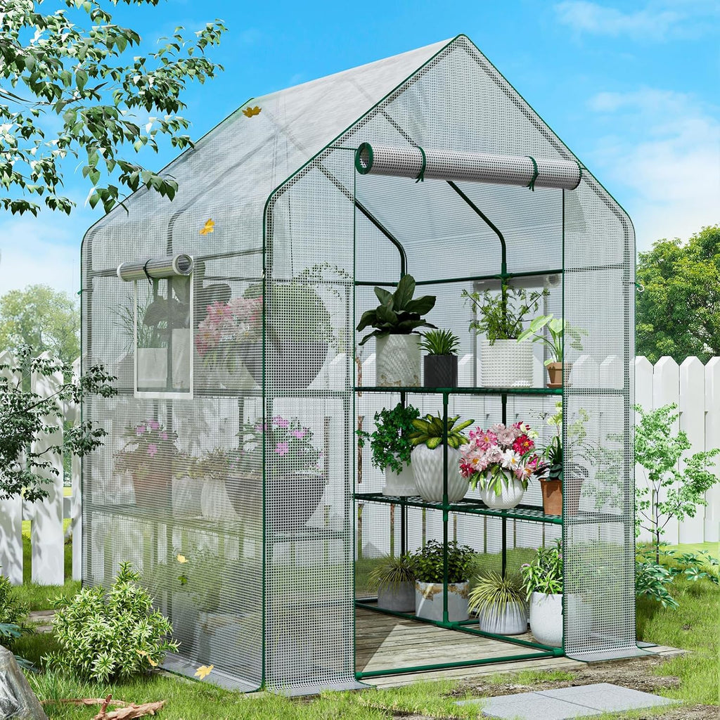 specilite 56×56×78inch walk-in greenhouse for outdoors garden plant, main product view