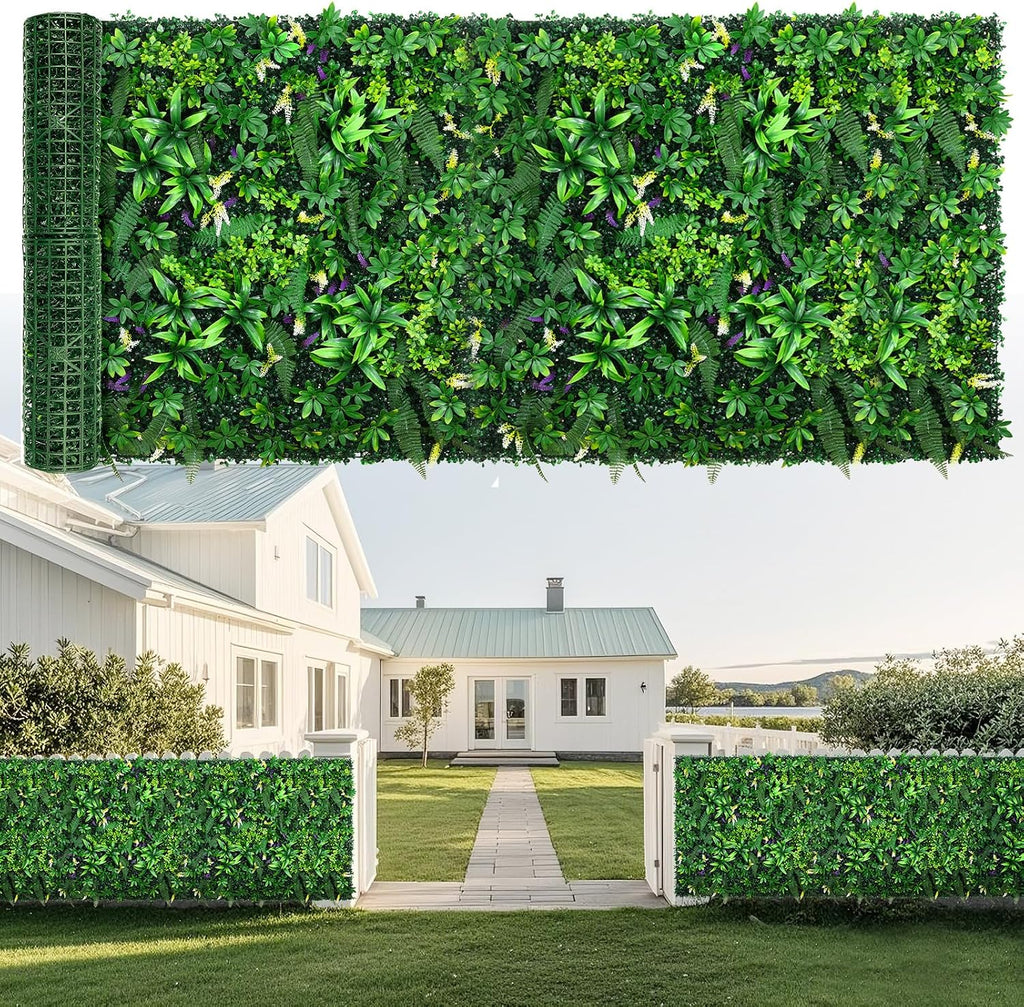 fanado artificial grass wall panels 40"x120"(33.3 sqft), hedge, main product view