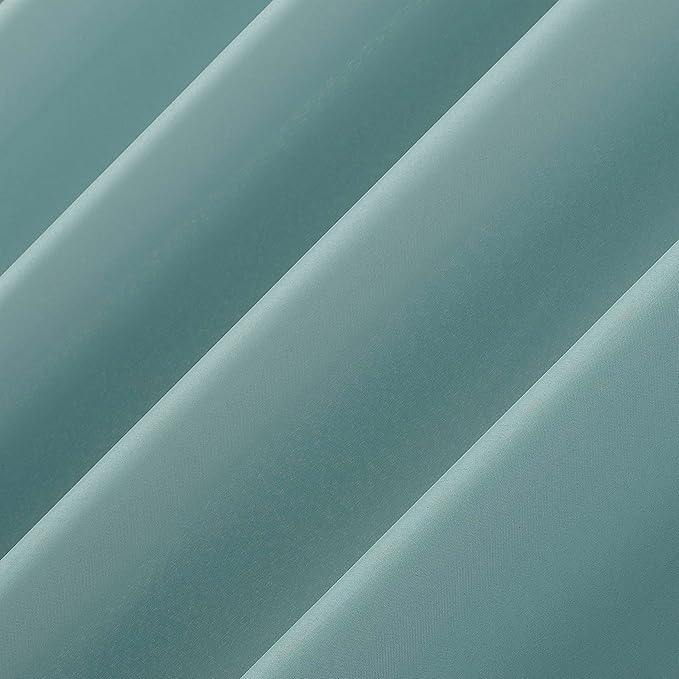 Sun Zero Marina Indoor/Outdoor UV Protectant Energy Efficient Grommet Curtain Panel, 54" x 95", Soft Teal