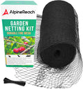alpinereach garden netting 15 x 50 ft, black, main product view