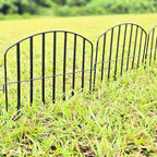 shoplala decorative fence (20 panels) 13in(l) x 16.5in(h), front angle view