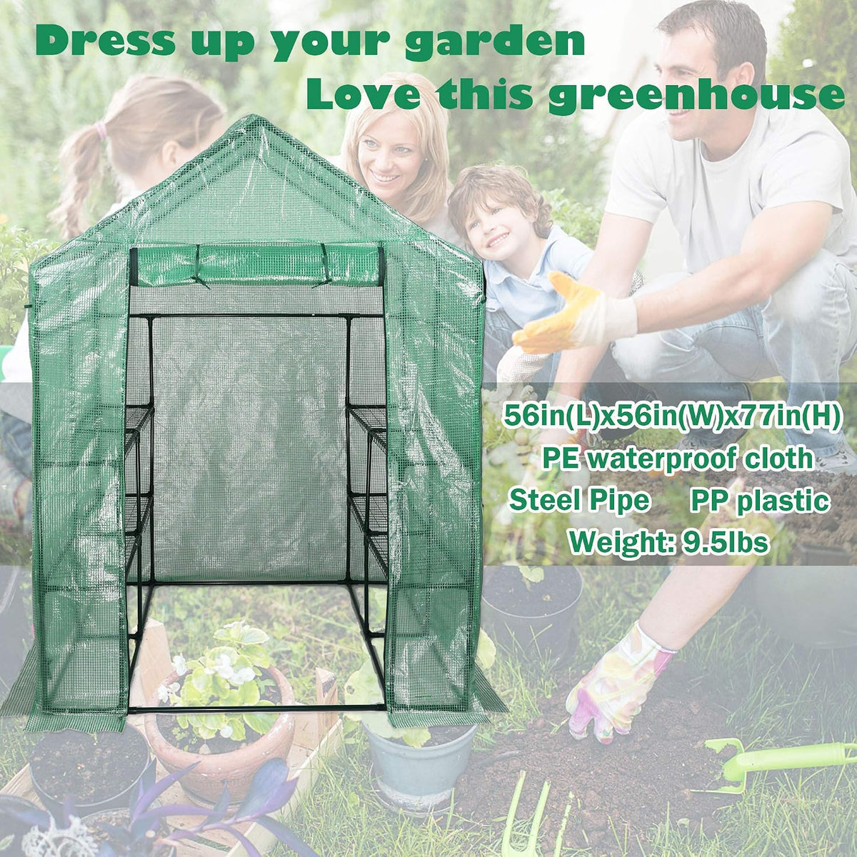 rapone mini greenhouse garden walk-in green house with, package contents