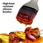 OXO Good Grips Grilling Tools, Tongs and Basting Brush, Black