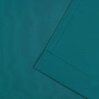 NICOLE MILLER NEW YORK Canvas Indoor/Outdoor Grommet Top Curtain Panel Pair, 54"x96", Turk Teal