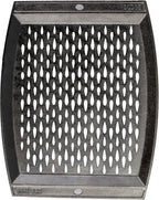 Lodge Pre-Seasoned Cast Iron Rectangle Grill Topper, 15 Inches | Protects Food from Falling Through the Grate, Cast Iron Grill Pan for Use Over Open Flame, Made in USA